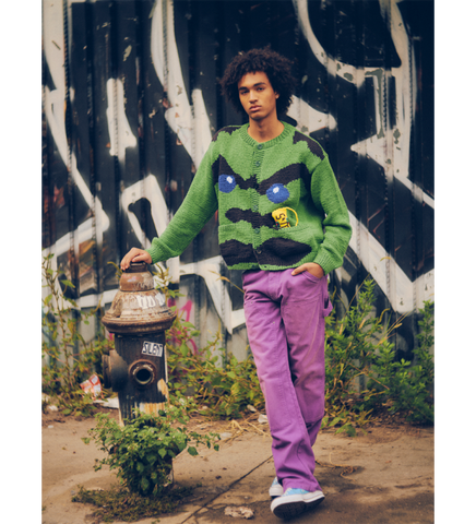 ANGRY WORK PANTS PURPLE
