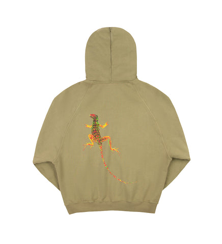 DESERT GECKO ZIP UP HOODIE CACTUS