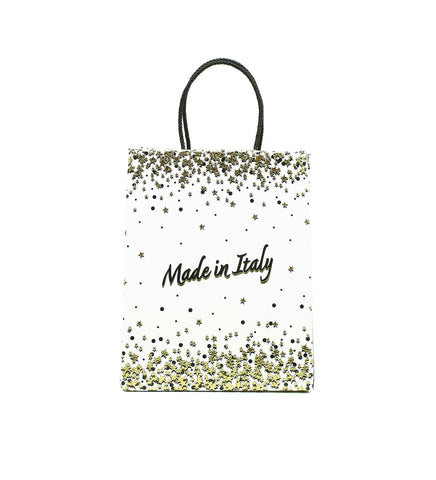 D'HEYGERE x MEDEA CONGRATULATIONS BAG WHITE MULTI