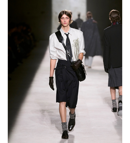 PIM PLEATED KILT BLACK