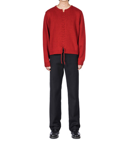 VIPER CARDIGAN CHERRY RED
