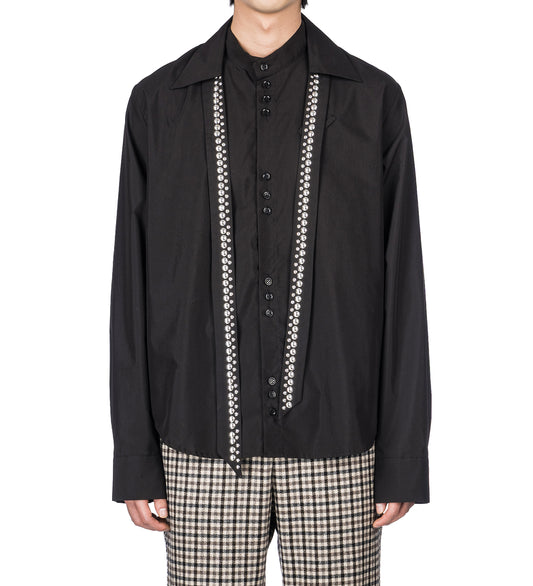 SCARF SHIRT V2 BLACK