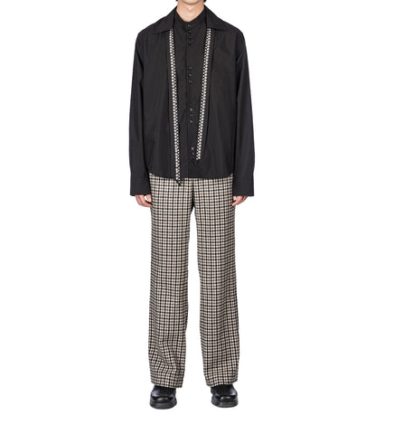 SCARF SHIRT V2 BLACK