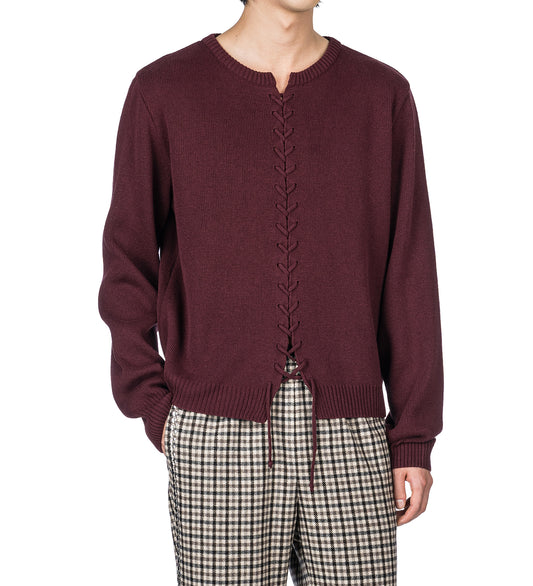 VIPER CARDIGAN RED WINE