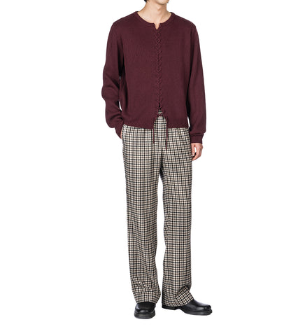 VIPER CARDIGAN RED WINE