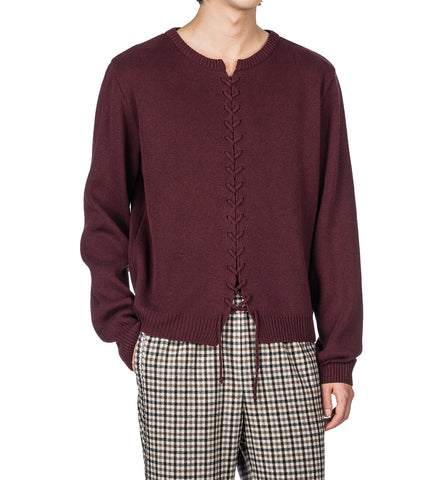VIPER CARDIGAN RED WINE