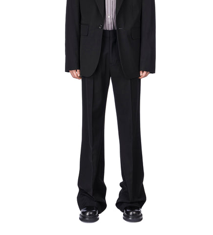 PALVIN SOFT FLUID VISCOSE SUITING BLACK