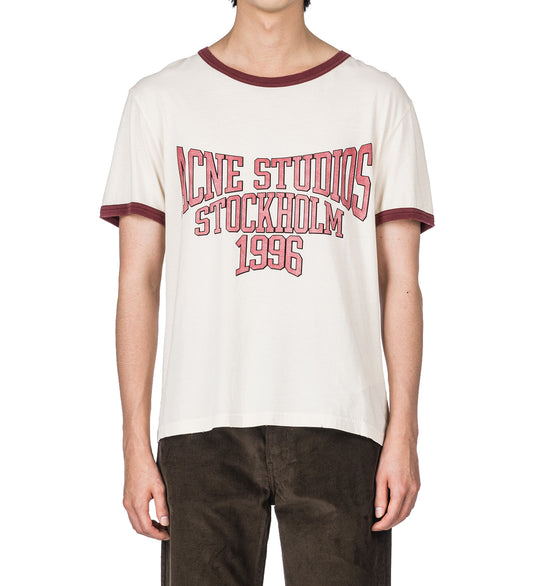 ERAM M COLLEGE OFF WHITE/BURGUNDY