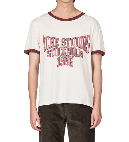 ERAM M COLLEGE OFF WHITE/BURGUNDY