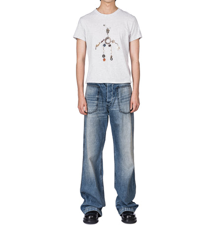 ETZA M TLO BEADMAN CIRCLE GREY MELANGE