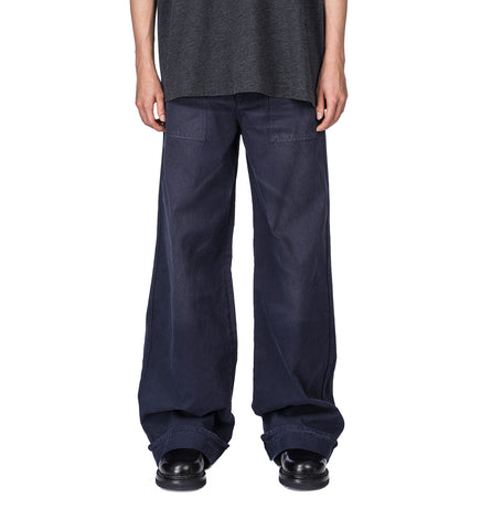 PLINTY RUSTIC COTTON TWILL NAVY BLUE