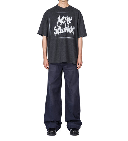 PLINTY RUSTIC COTTON TWILL NAVY BLUE