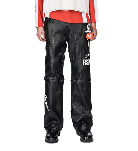 2.0 NEO BAT LEATHER PANTS BLACK