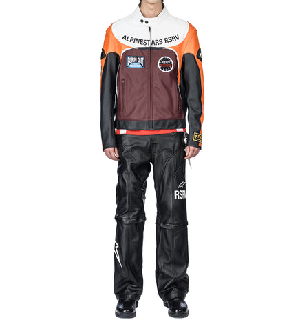 2.0 NEO BAT LEATHER PANTS BLACK