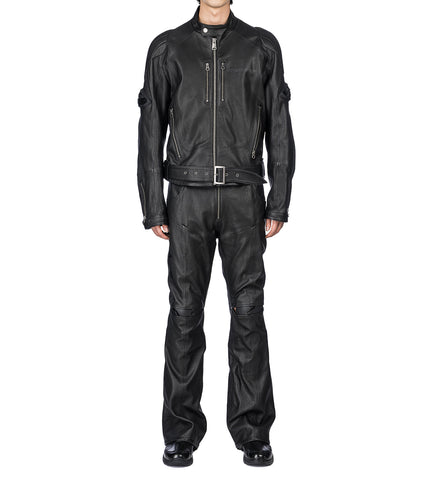 VICTORY LEATHER JACKET BLACK