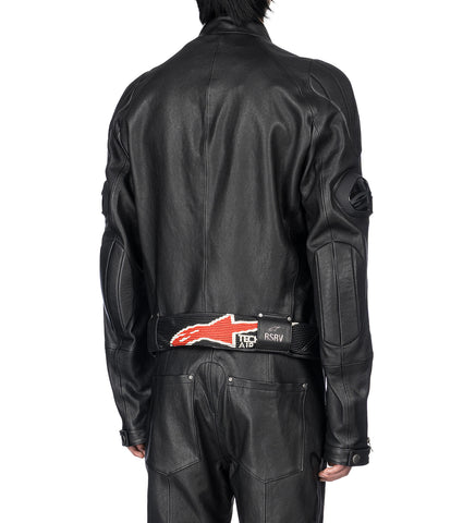 VICTORY LEATHER JACKET BLACK