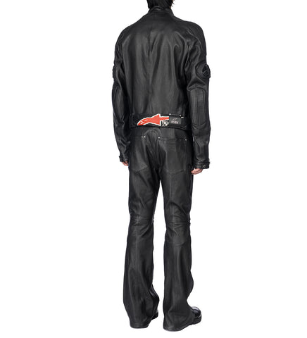 VICTORY LEATHER JACKET BLACK
