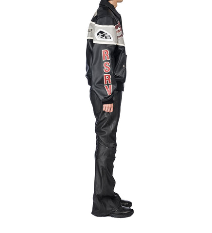 VICTORY LEATHER PANTS BLACK