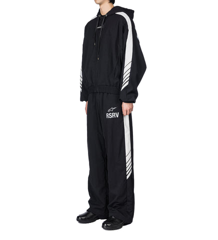 CROSSOVER TRACKSUIT JACKET BLACK