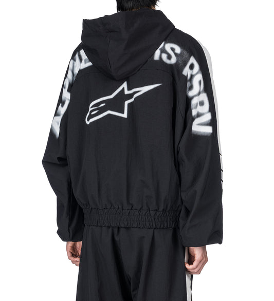 CROSSOVER TRACKSUIT JACKET BLACK