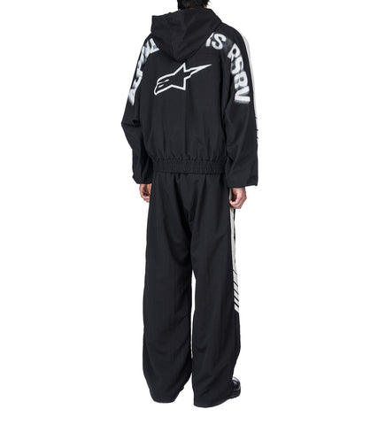 CROSSOVER TRACKSUIT JACKET BLACK
