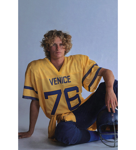 VENICE 76 FOOTBALL TOP YELLOW