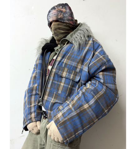 SHIFT SPIRAL ZIP PADDED JACKET PEARL
