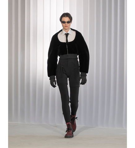 SQUARE BOMBER BLACK
