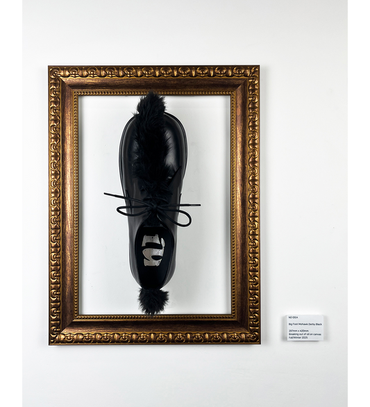 BIG FOOT MOHAWK BOOTS BLACK HAIR