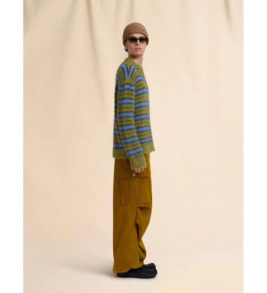CORDUROY CARGO PANTS HONEY