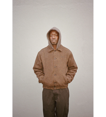 WOOL JACKET BROWN