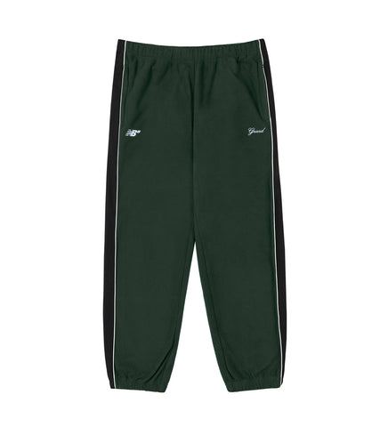 GRAND COLLECTION X NEW BALANCE POLAR FLEECE WITH NYLON PANT BLACK/FOREST GREEN