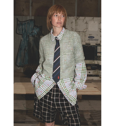 NEW BLOU SHIRT CHECKS FILLE