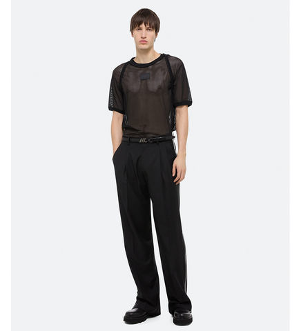 MESH LOGO SHORTSLEEVE TEE BLACK