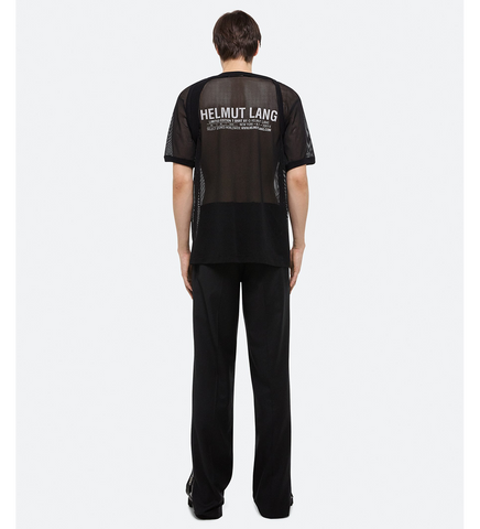 MESH LOGO SHORTSLEEVE TEE BLACK