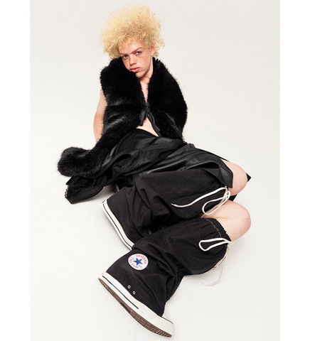 VAQUERA X CONVERSE XXXHI SLOUCH WEDGE BLACK