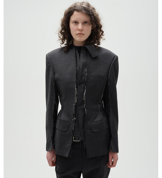 HORSE HAIR BLAZER GREY