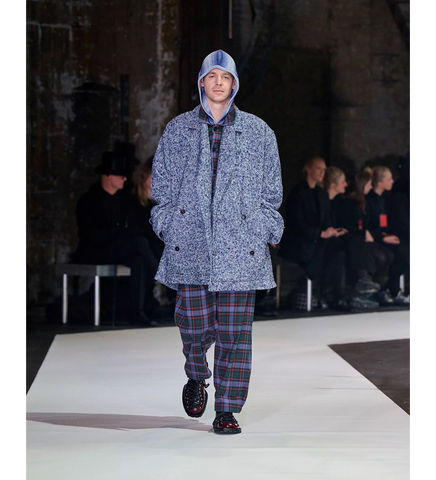 ECLIPSE PANTS BLUE FLANNEL CHECKS
