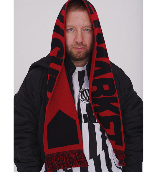 DSM FOOTBALL SCARF RED