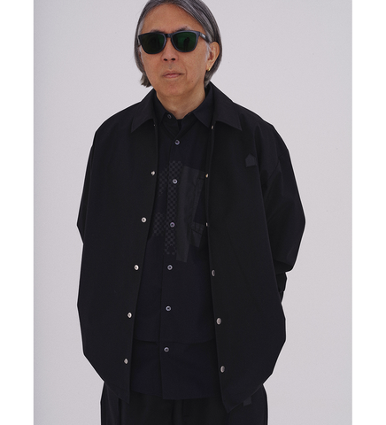 PRINTED BIB SHIRT BLACK