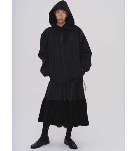 NYLON SKIRT BLACK