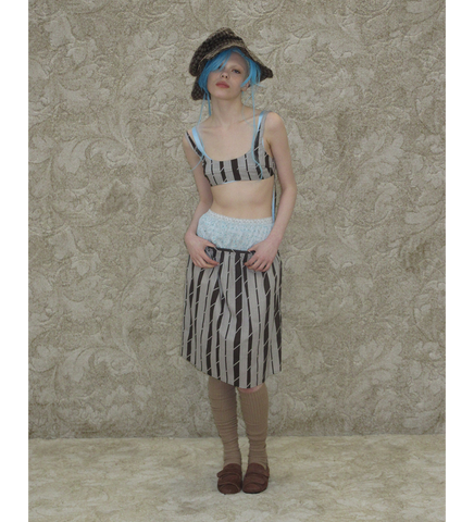HOUNDSTOOTH GRANDAD HAT BROWN
