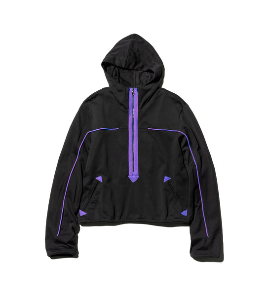 KIKO KOSTADINOV – AGATHON HOODED PULLOVER - JET BLACK