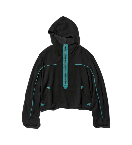 AGATHON HOODED PULLOVER SABLE BLACK