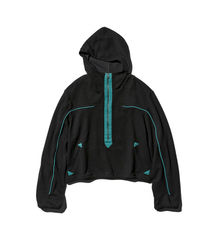 AGATHON HOODED PULLOVER SABLE BLACK