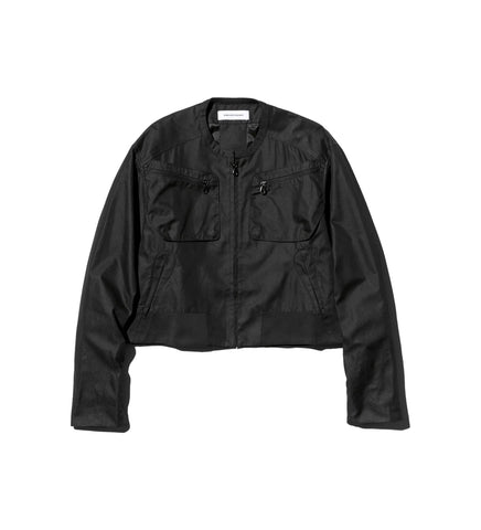 TAJIMA CROPPED JACKET CROW BLACK