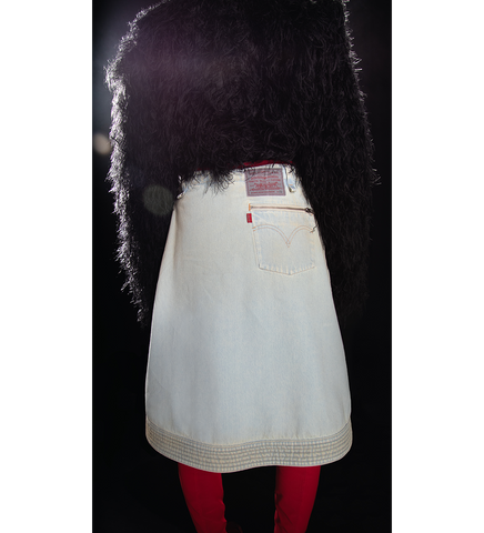 KIKO KOSTADINOV X LEVI'S CARINA APRON SHORTS LUPIN