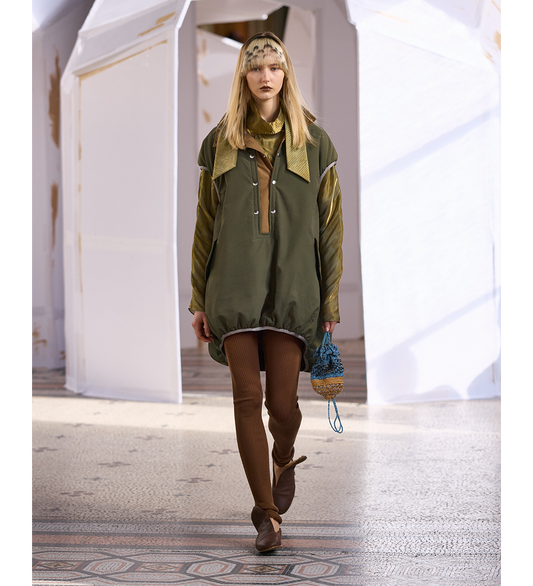 AUK PULLOVER GILET HUNTER GREEN