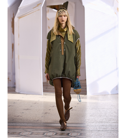 AUK PULLOVER GILET HUNTER GREEN