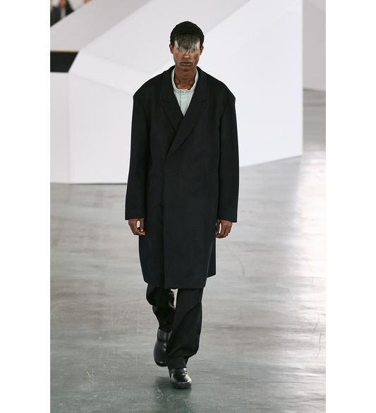 EPELDE OVERCOAT DEEP BLACK